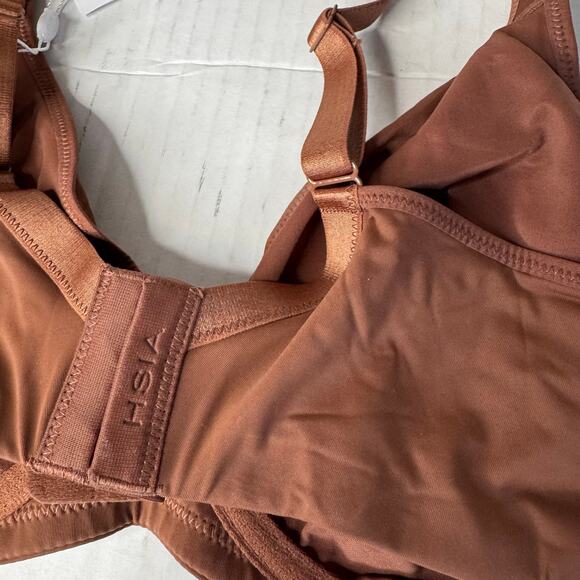 HSIA Minimizer Bra Unlined Full Coverage Underwire Brown NWT Size 36C - Picture 5 of 7